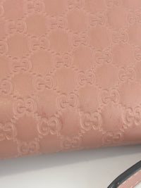 Gucci Microguccissima Zip Around Long Wallet in Dusty Pink - Glampot