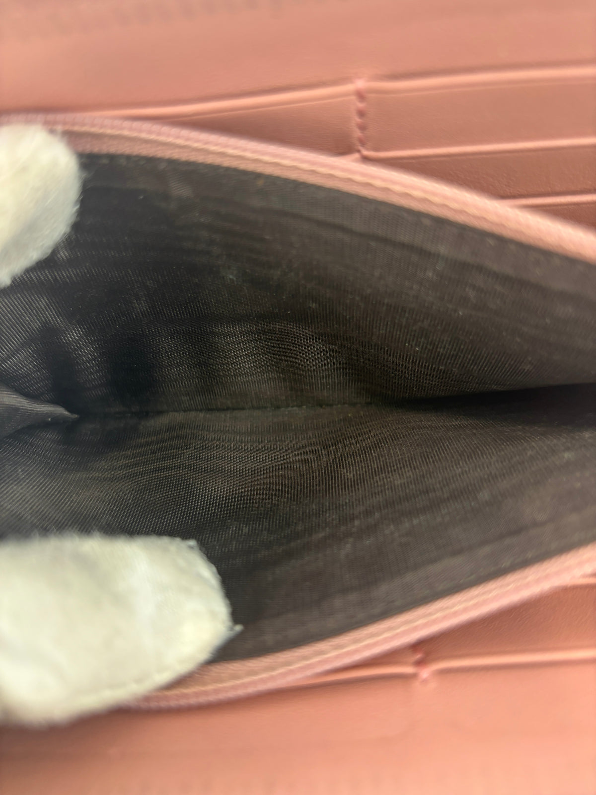 Gucci Microguccissima Zip Around Long Wallet in Dusty Pink - Glampot