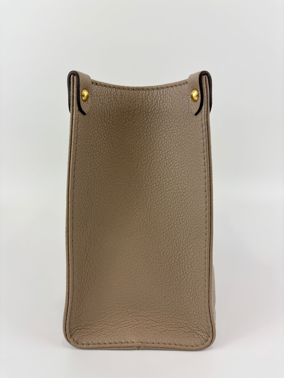Louis Vuitton OnTheGo PM Bicolour Monogram Empreinte Tourterelle/Creme - Glampot