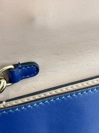 Valentino Garavani Rockstud Clutch in Navy - Glampot