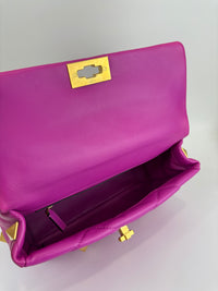 Roman Stud Medium Chain Bag Pink - Glampot