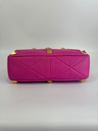Roman Stud Medium Chain Bag Pink - Glampot