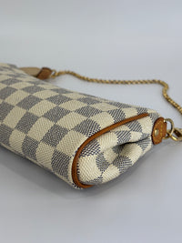 Eva Clutch Damier Azur - Glampot