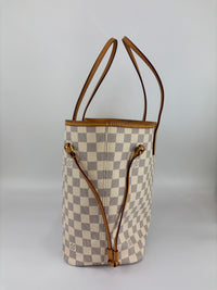 N41605 Neverfull MM Damier Azur - Glampot