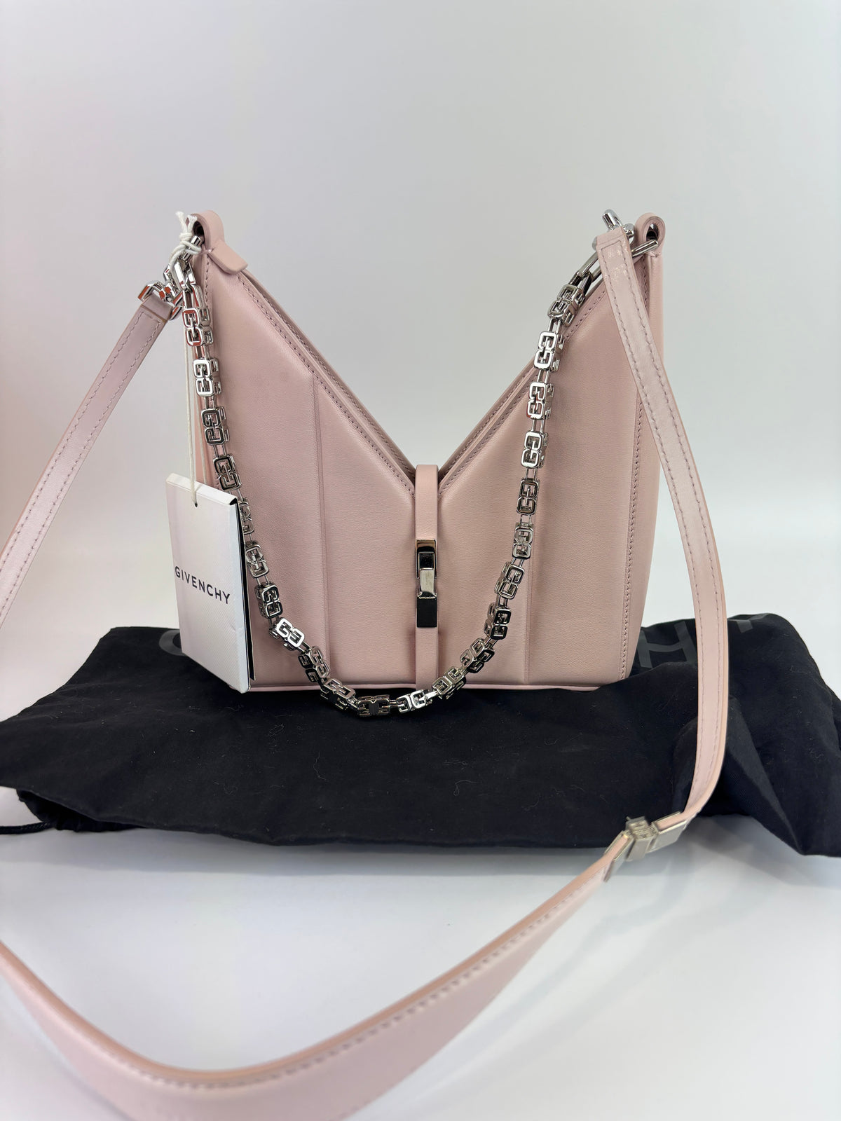 Givenchy Mini Cut-Out Shoulder Bag in Pink - Glampot