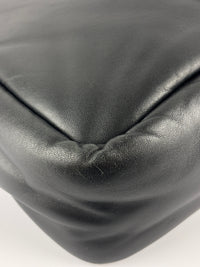 1BG413 Medium Padded Soft Nappa Leather Bag Black - Glampot