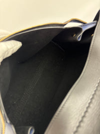 Black / Blue Calf Leather Medium Wave Bag - Glampot