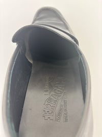 Salvatore Ferragamo Black Leather Loafers - Glampot