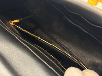 Roman Stud Chain Bag Black / White - Glampot