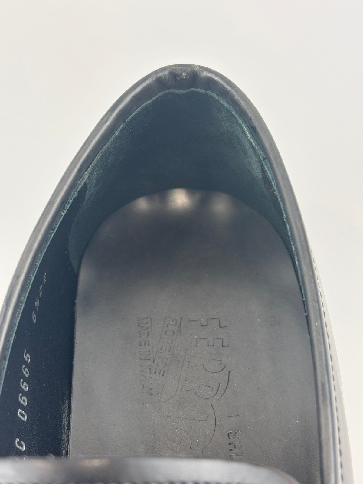 Salvatore Ferragamo Black Leather Loafers - Glampot