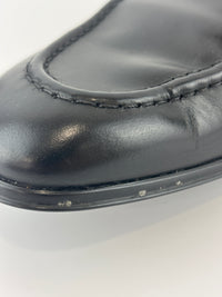 Salvatore Ferragamo Black Leather Loafers - Glampot