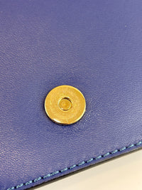Valentino Garavani Rockstud Clutch in Navy - Glampot