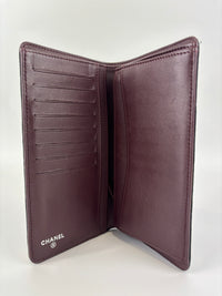 Chanel Bi-fold Yen Wallet in Black Lambskin SHW - Glampot