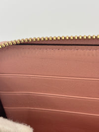 Gucci Microguccissima Zip Around Long Wallet in Dusty Pink - Glampot