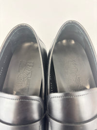 Salvatore Ferragamo Black Leather Loafers - Glampot