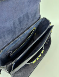 Dior Dio(r)evolution Flap Bag in Navy Calfskin GHW - Glampot