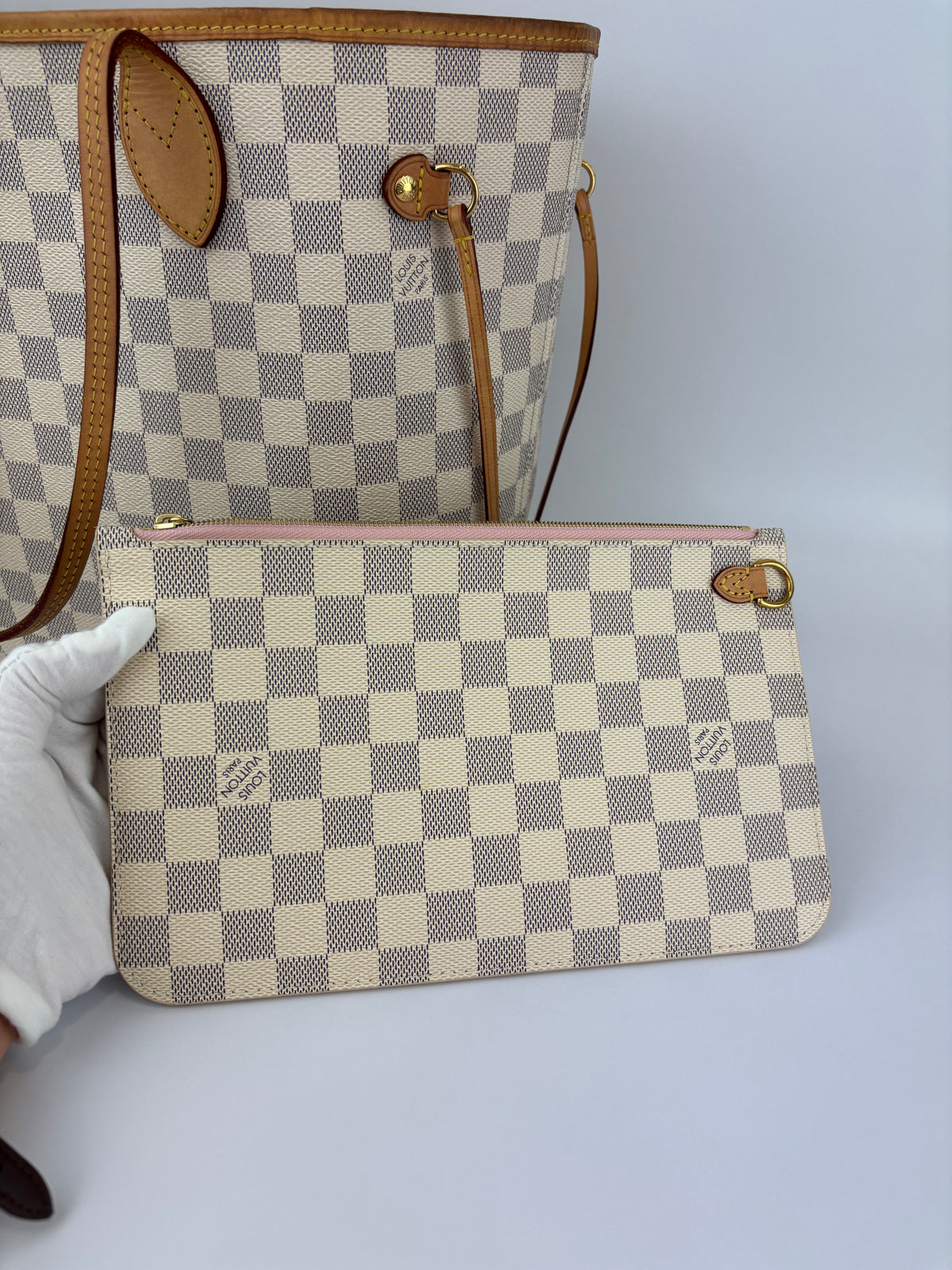 N41605 Neverfull MM Damier Azur - Glampot