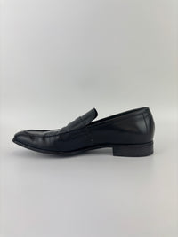 Salvatore Ferragamo Black Leather Loafers - Glampot