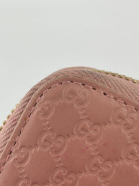 Gucci Microguccissima Zip Around Long Wallet in Dusty Pink - Glampot