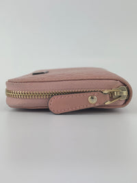 Gucci Microguccissima Zip Around Long Wallet in Dusty Pink - Glampot
