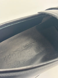 Salvatore Ferragamo Black Leather Loafers - Glampot