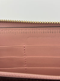 Gucci Microguccissima Zip Around Long Wallet in Dusty Pink - Glampot