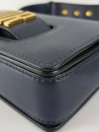 Dior Dio(r)evolution Flap Bag in Navy Calfskin GHW - Glampot