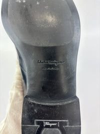 Salvatore Ferragamo Black Leather Loafers - Glampot