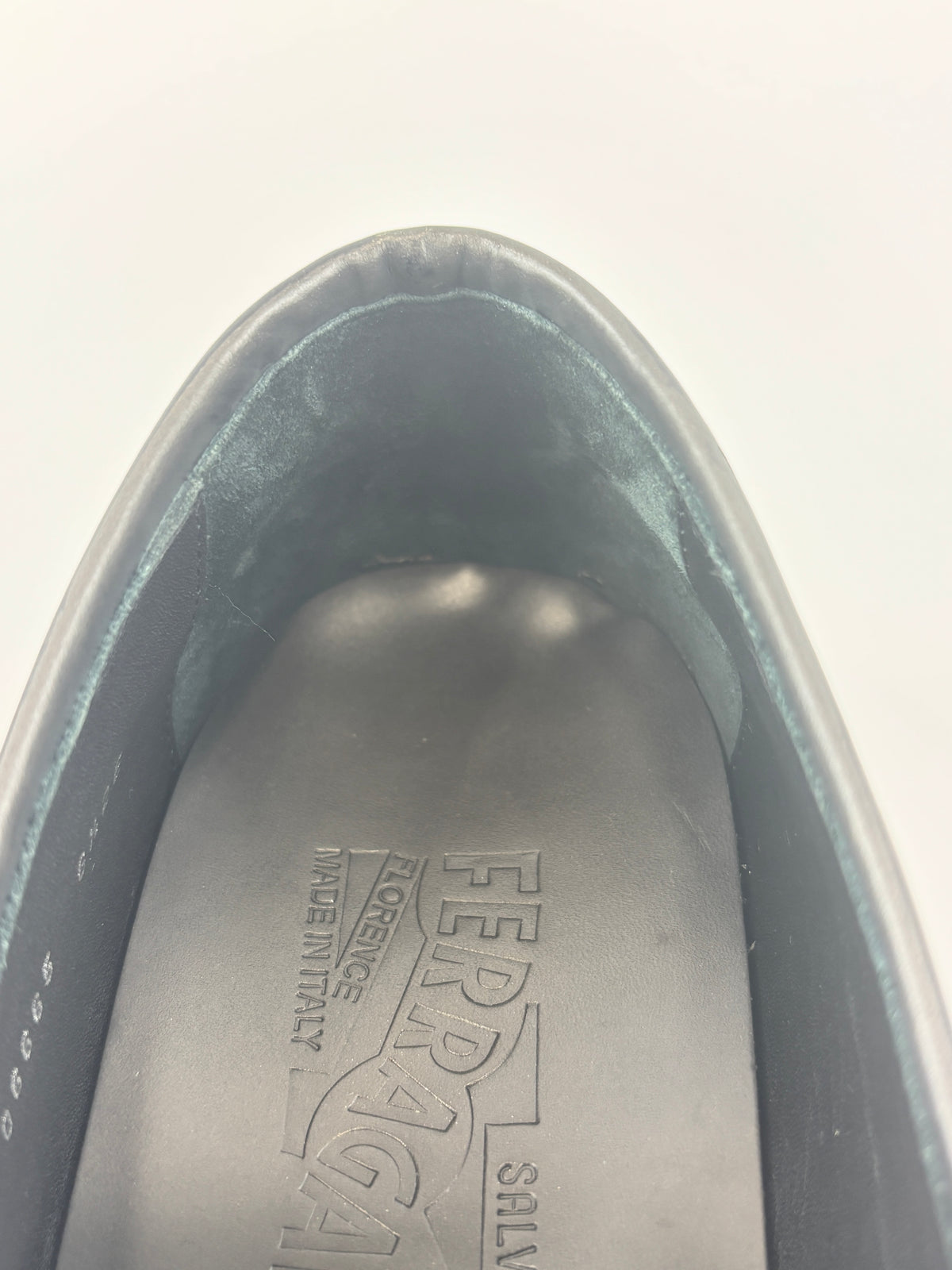 Salvatore Ferragamo Black Leather Loafers - Glampot