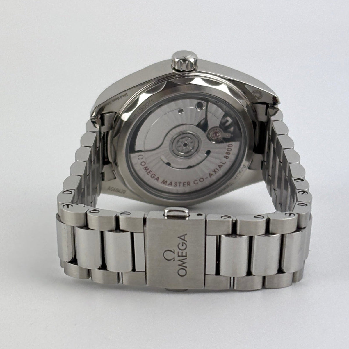 Seamaster Aqua Terra Shades 34mm Steel on Steel in Sandstone