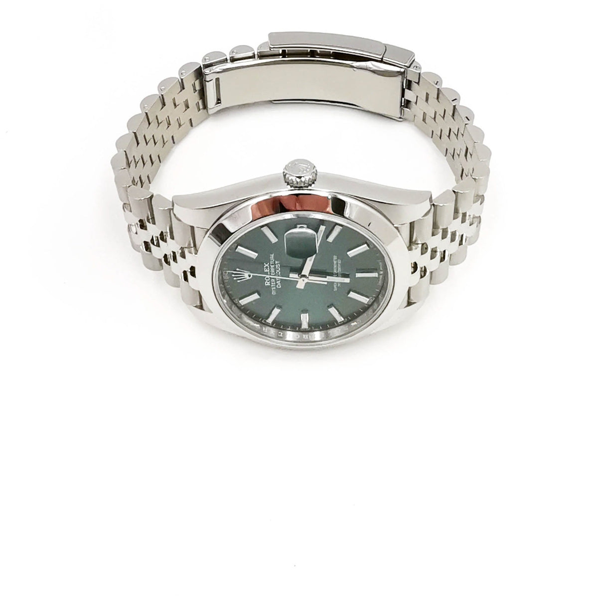 Datejust 41 Mint Green Index Oyster