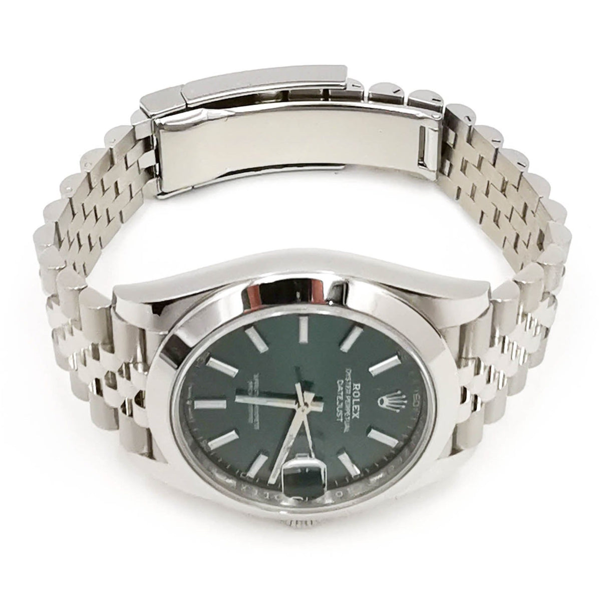 Datejust 41 Mint Green Index Oyster