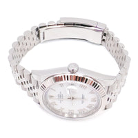 Datejust 41 White Roman Jubilee