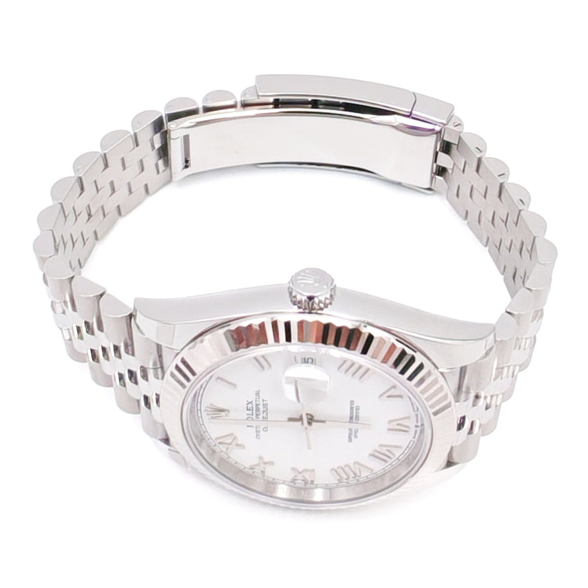 Datejust 41 White Roman Jubilee