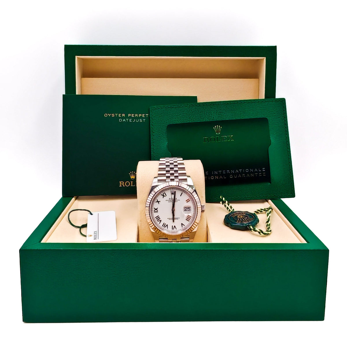 Datejust 41 White Roman Jubilee
