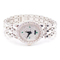 Tradition Ronde Diamond Pavé Quartz