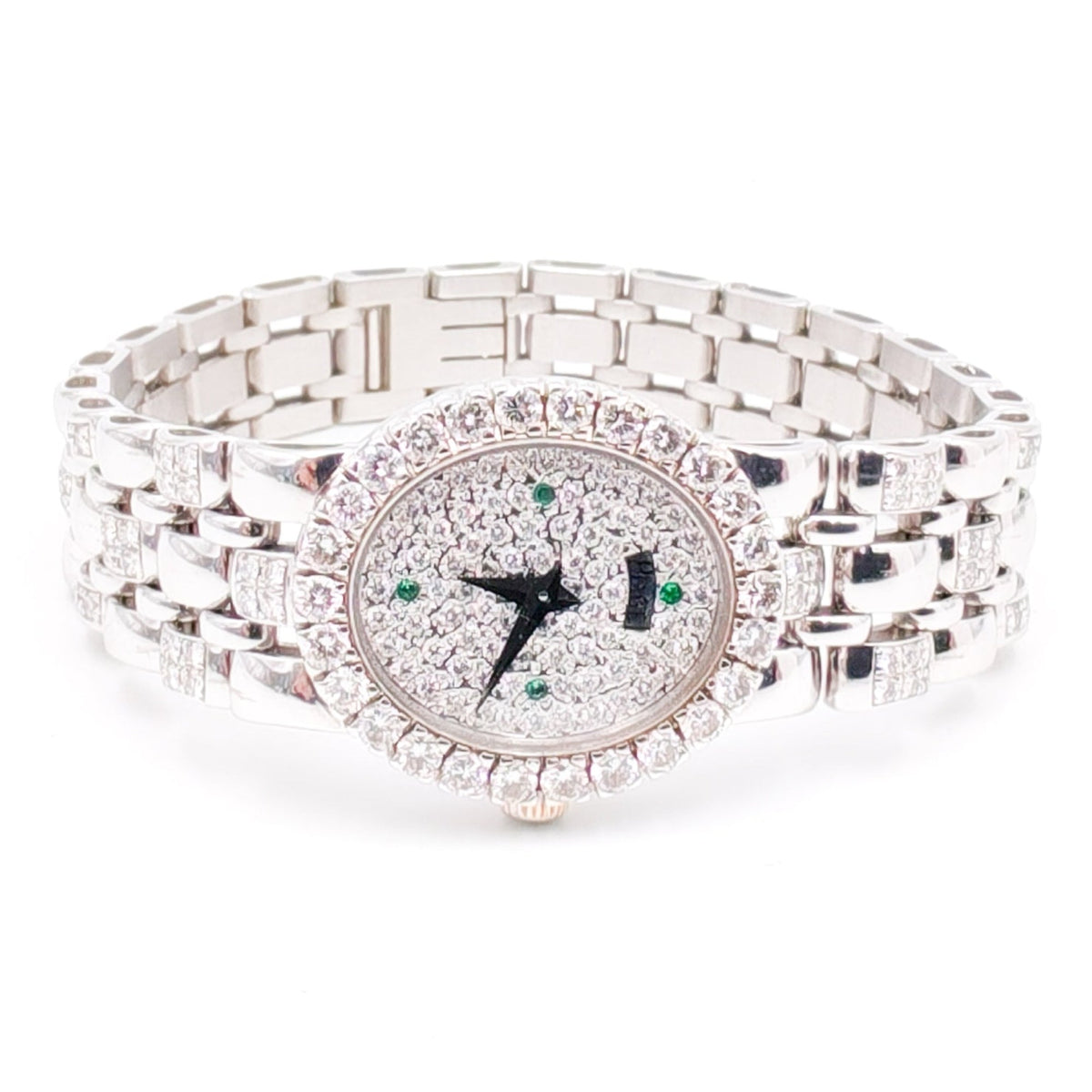 Tradition Ronde Diamond Pavé Quartz
