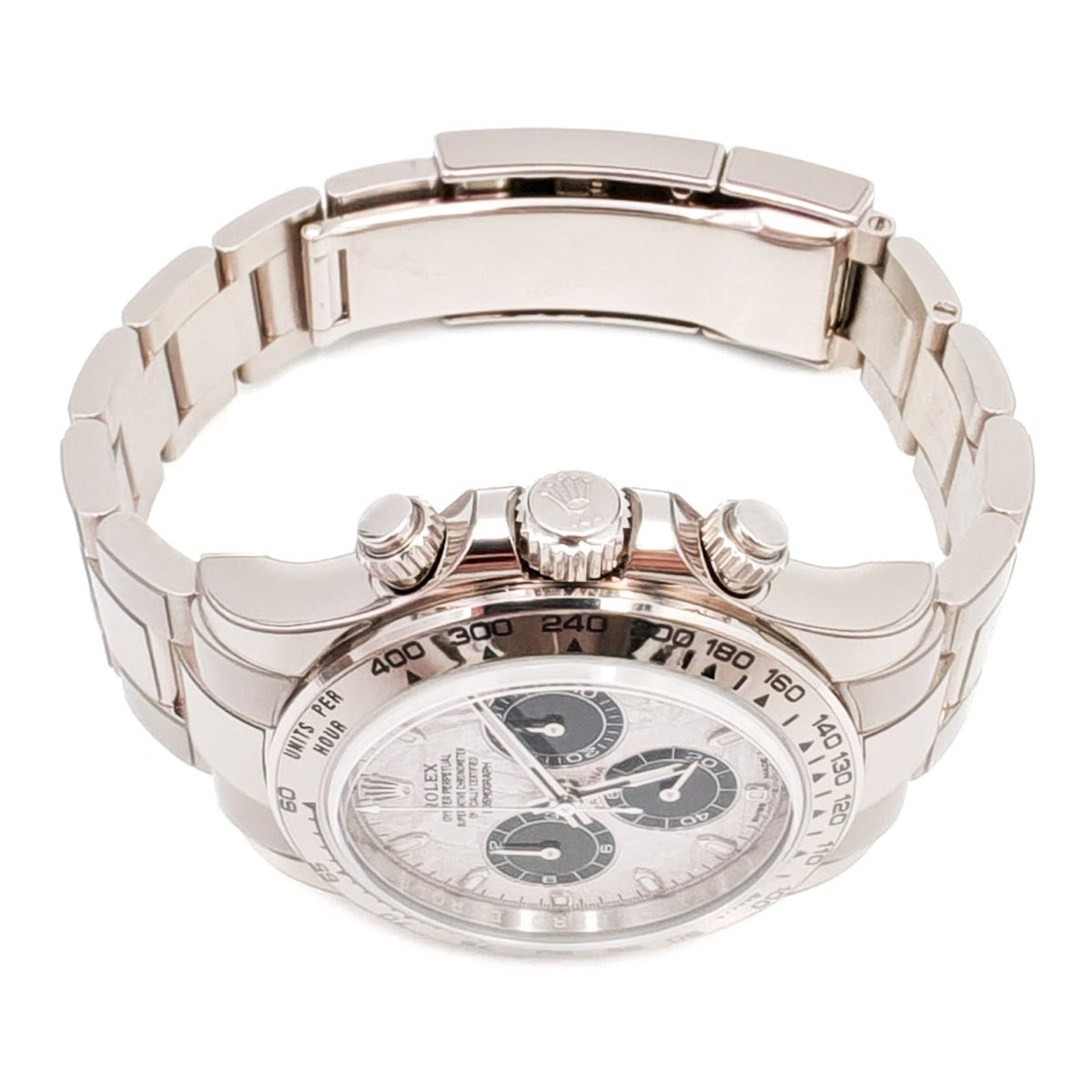 Daytona Meteorite Black Eye White Gold