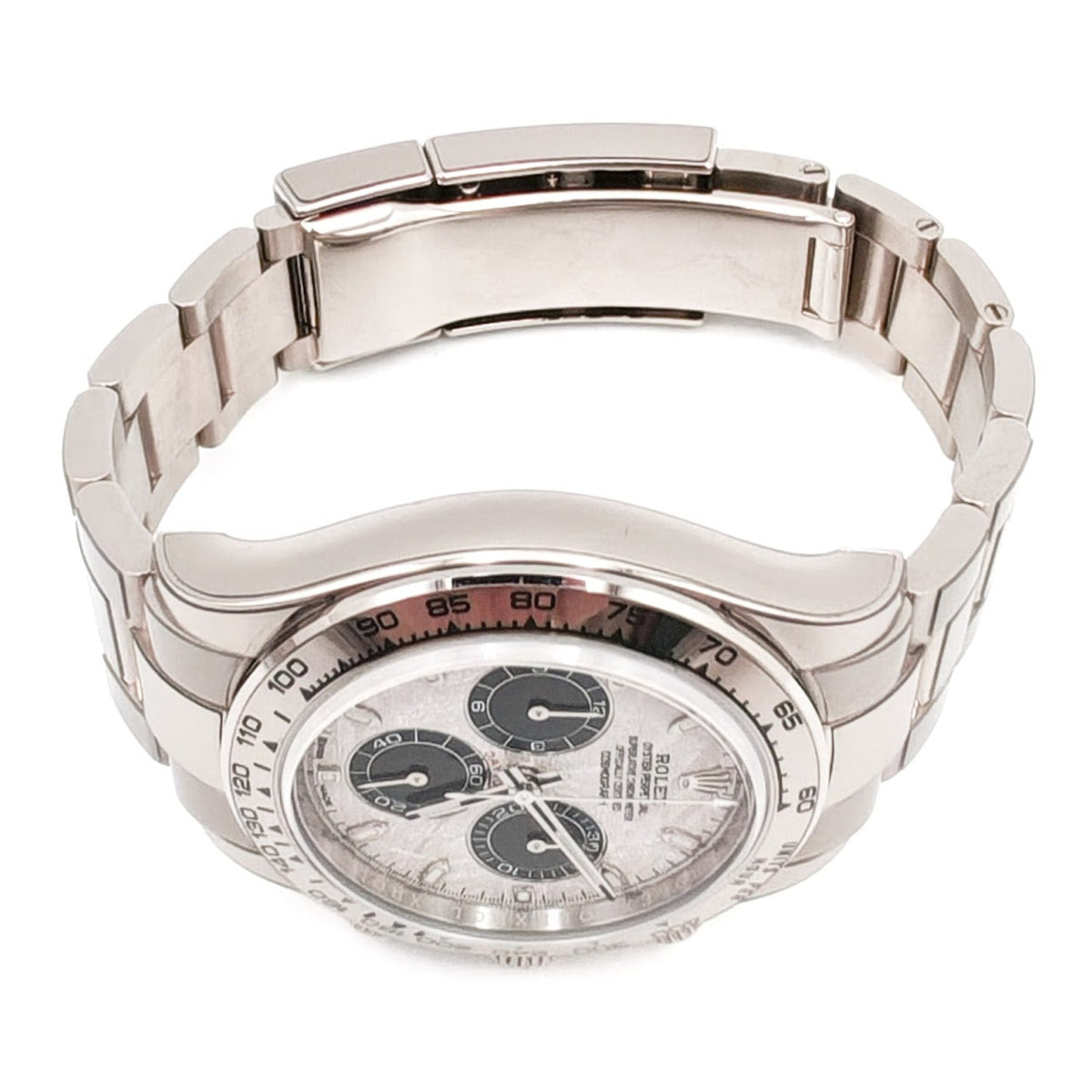 Daytona Meteorite Black Eye White Gold
