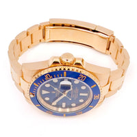 Submariner Blue Yellow Gold