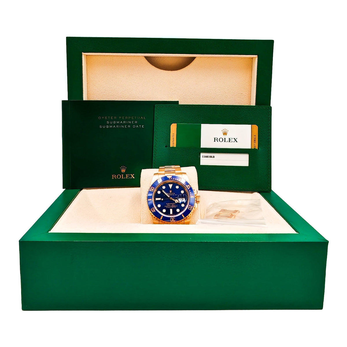 Submariner Blue Yellow Gold