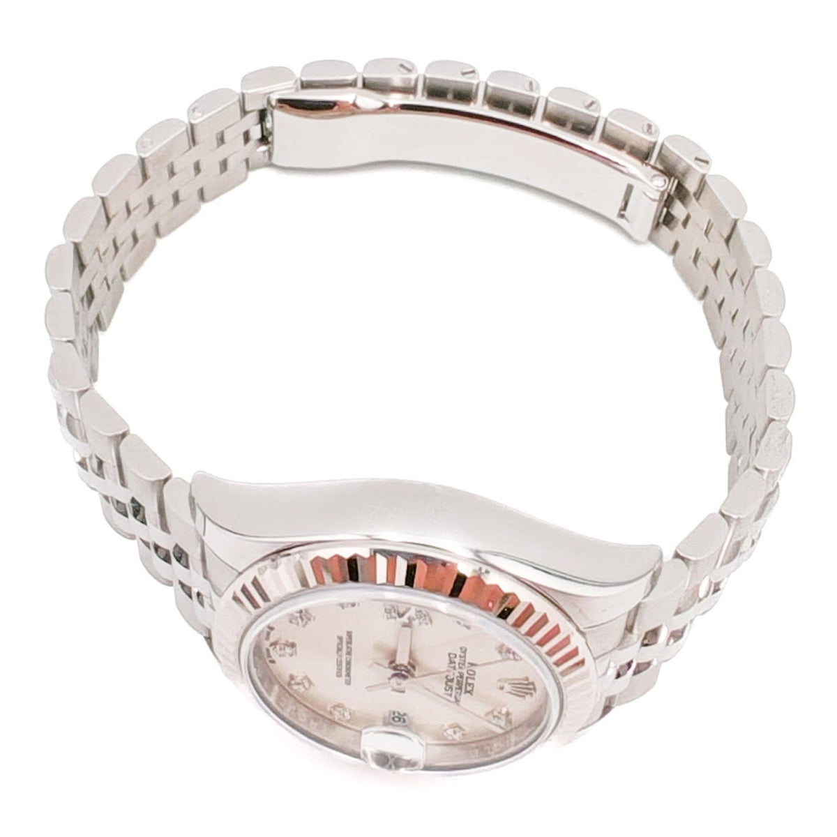 Datejust 28 Silver Diamond IX Jubilee