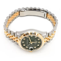 Datejust 31 Olive Green Diamond