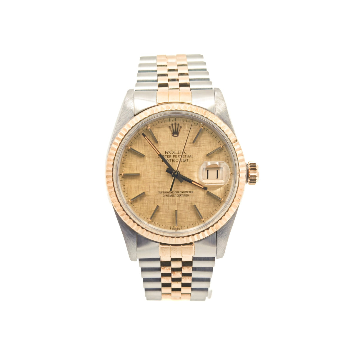 Datejust 36 Champagne Linen Jubilee