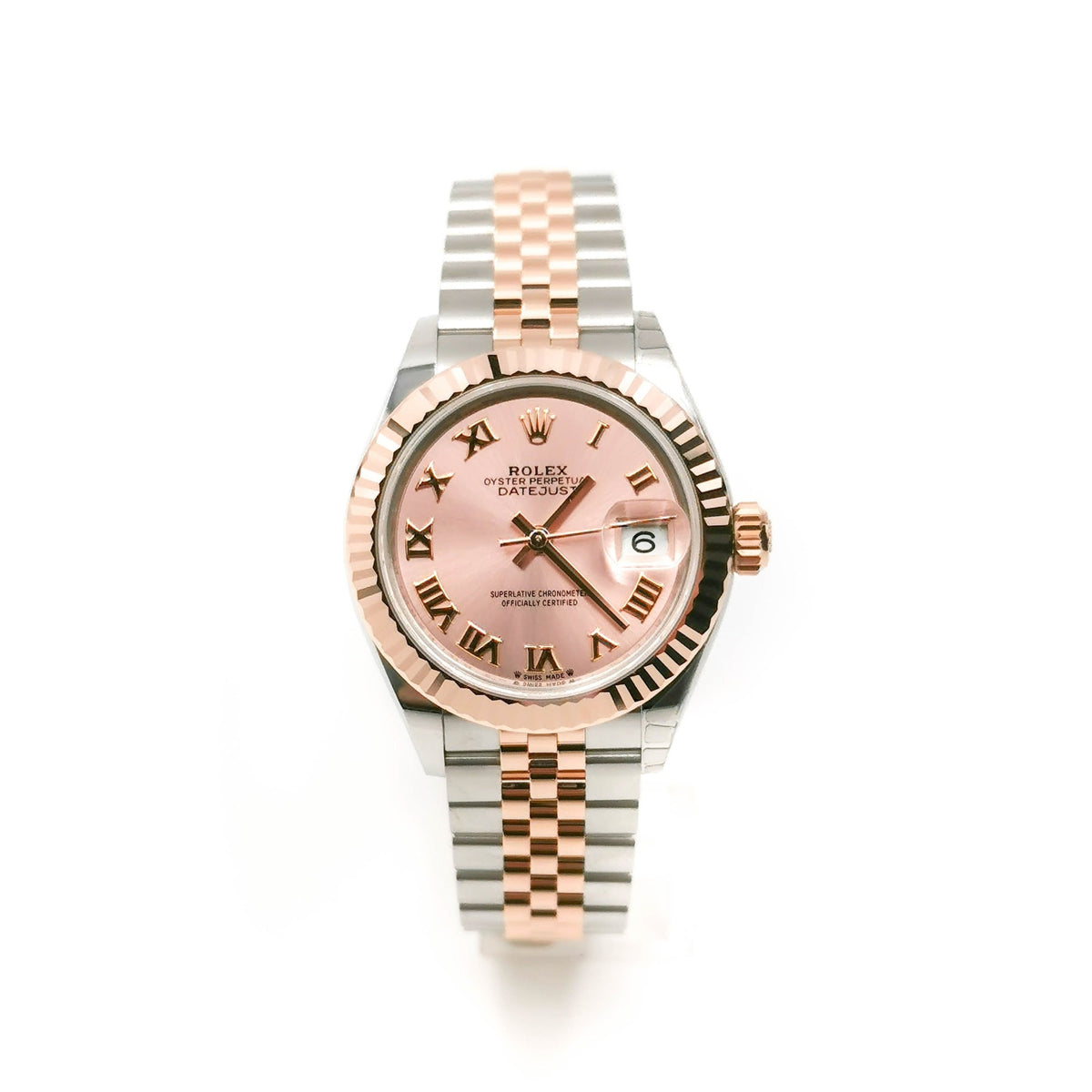 Datejust 28 Rose Roman Everose