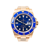 Submariner Blue Yellow Gold
