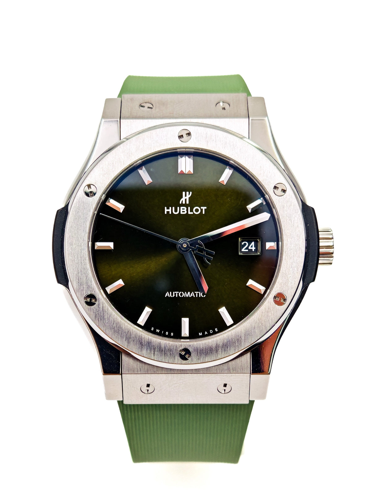 Hublot Classic Fusion Green Titanium 42mm 542.NX.8970.LR