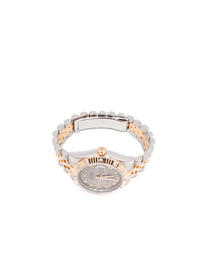 Rolex Datejust 31 Silver Roman Diamond Bezel Jubilee 178313