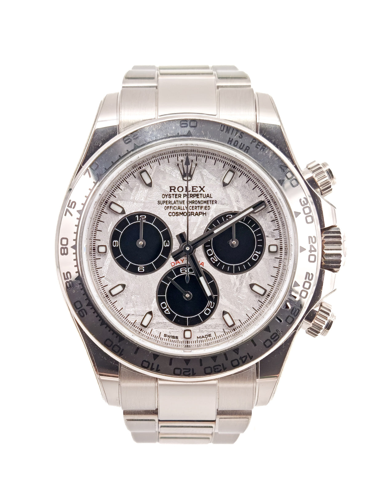 Rolex Daytona Meteorite Black Eye White Gold 116509