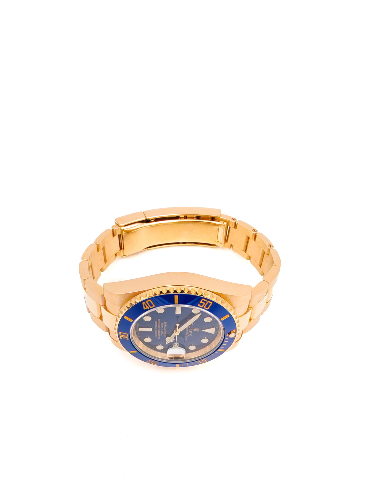 Rolex Submariner Blue Yellow Gold 116618LB